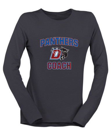 Duncanville Panthers Coach Women's Premium LS T-Shirt
