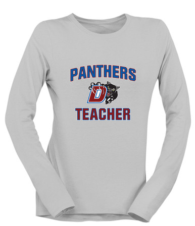 Duncanville Panthers Teacher Women's LS T-Shirt
