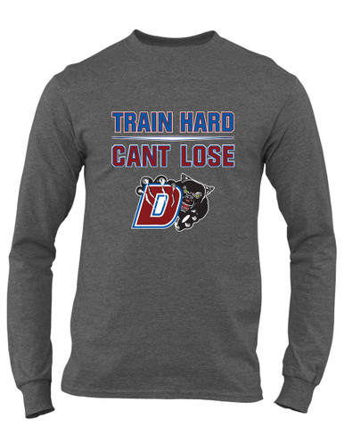 Duncanville Panthers Train Hard, Can't Lose Men's LS T-Shirt
