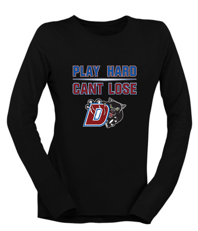 Duncanville Panthers Play Hard, Can't Lose Women's LS T-Shirt