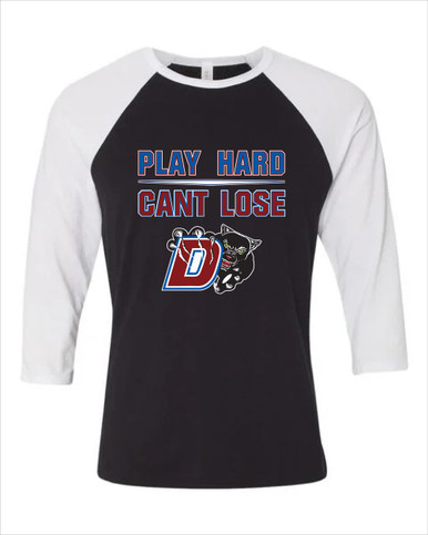 Duncanville Panthers Play Hard, Can't Lose Women's Baseball T-Shirt