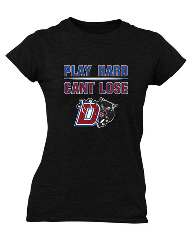 Duncanville Panthers Play Hard, Can't Lose Women's Premium SS T-Shirt