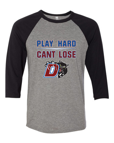 Duncanville Panthers Play Hard, Can't Lose Men's Baseball T-Shirt