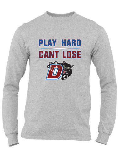 Duncanville Panthers Play Hard, Can't Lose Men's LS T-Shirt