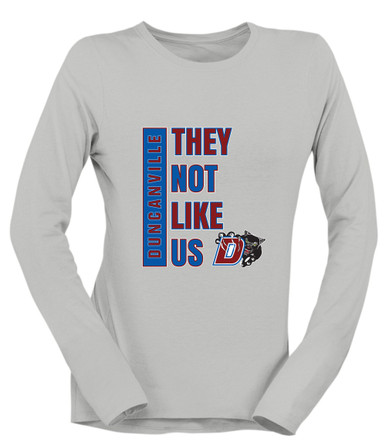 Duncanville Panthers They Not Like Us #1 Women's Premium LS T-Shirt