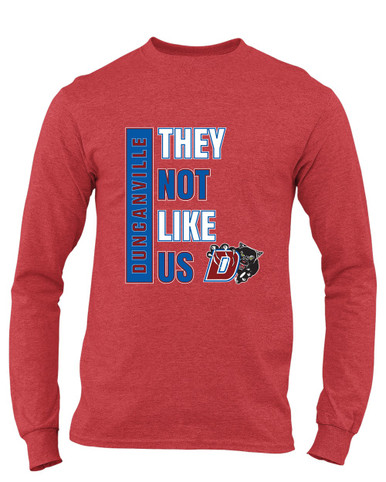 Duncanville Panthers They Not Like Us #1 Men's Premium LS T-Shirt