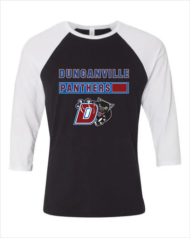 Duncanville Panthers Mascot #7 Men's Baseball T-Shirt