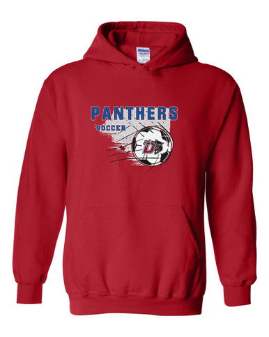 Duncanville Panthers Soccer #2 Men's Hoodie