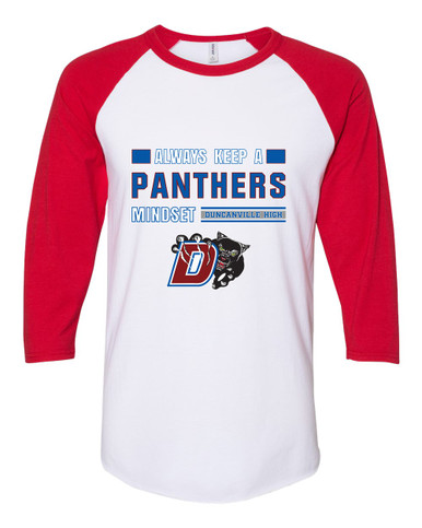 Duncanville Panthers Mindset Women's Baseball T-Shirt