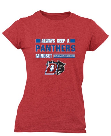 Duncanville Panthers Mindset Women's Premium SS T-Shirt