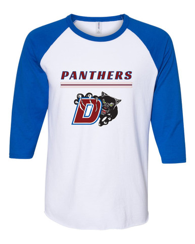 Duncanville Panthers Mascot #8 Women's Baseball T-Shirt