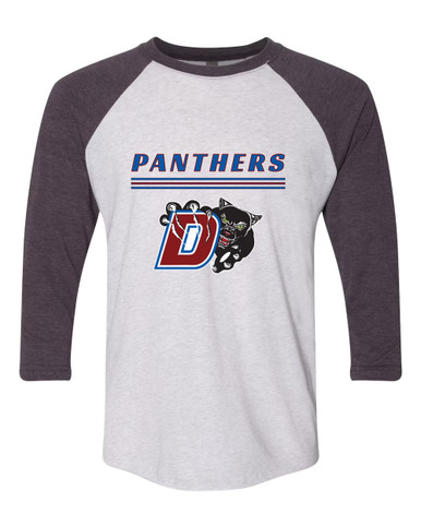 Duncanville Panthers Mascot #8 Men's Baseball T-Shirt