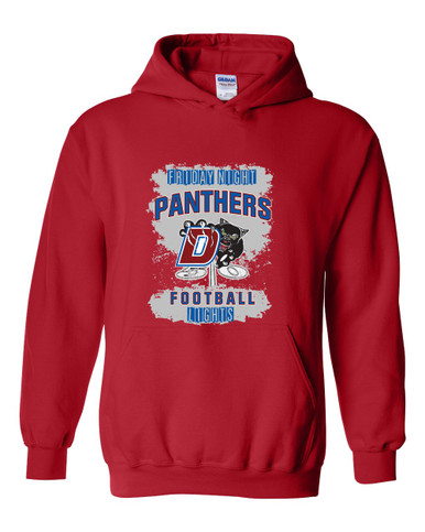 Duncanville Panthers Football #6 Men's Hoodie