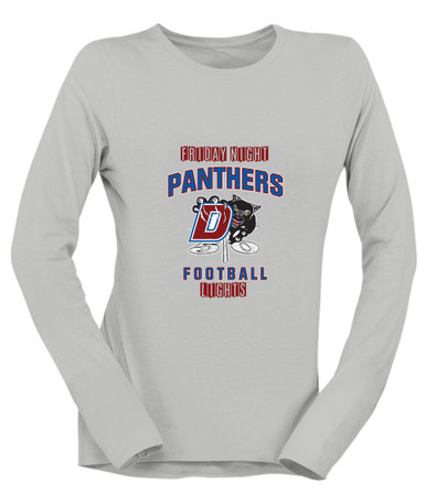 Duncanville Panthers Football #6 Women's Premium LS T-Shirt