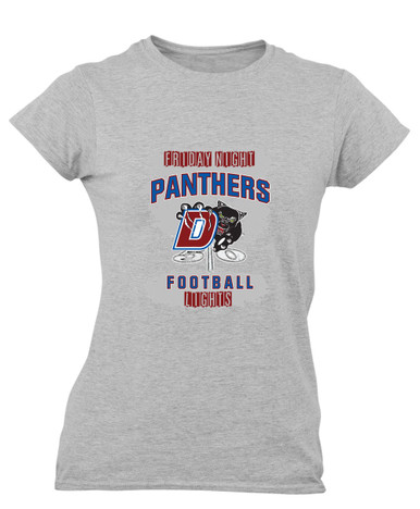 Duncanville Panthers Football #6 Women's Premium SS T-Shirt