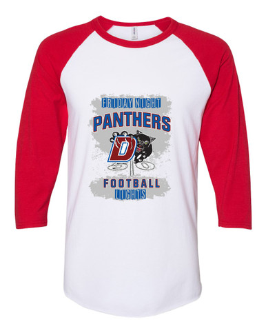 Duncanville Panthers Football #6 Men's Baseball T-Shirt