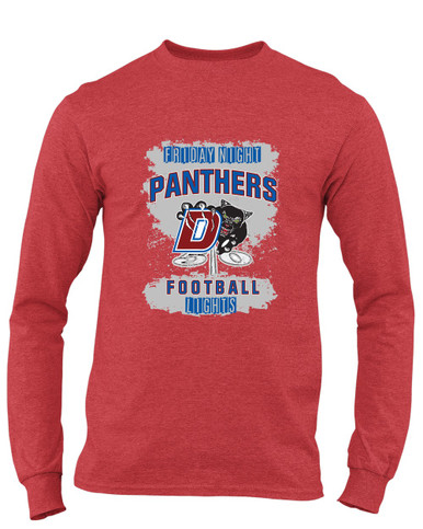Duncanville Panthers Football #6 Men's LS T-Shirt