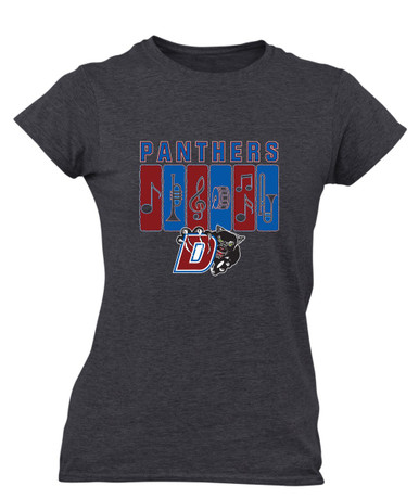 Duncanville Panthers Band # 2 Women's Premium SS T-Shirt