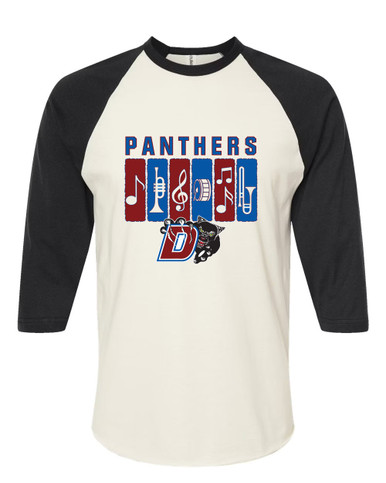 Duncanville Panthers Band # 2 Men's Baseball T-Shirt