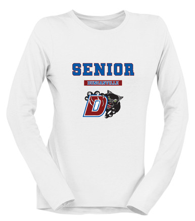 Duncanville Panthers Senior #2 Women's LS T-Shirt