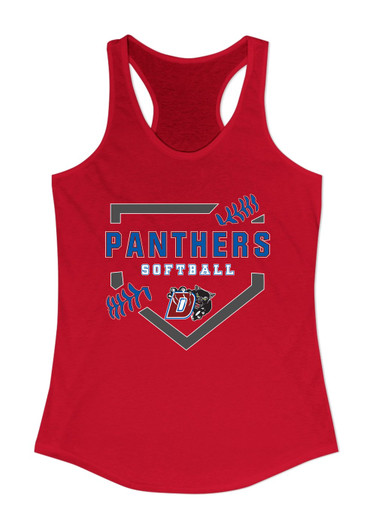 Duncanville Panthers Softball #2 Women's Tank Top