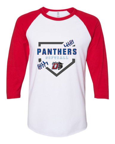 Duncanville Panthers Softball #2 Women's Baseball T-Shirt