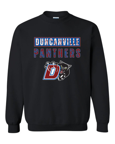 Duncanville Panthers Mascot #9 Men's Sweatshirt