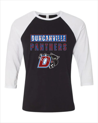 Duncanville Panthers Mascot #9 Men's Baseball T-Shirt