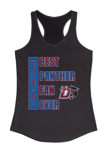 Duncanville Panthers Best Panther Fan Women's Tank Top
