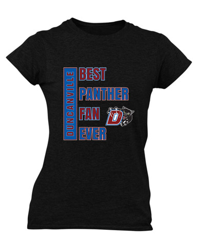 Duncanville Panthers Best Panther Fan Women's Premium SS T-Shirt