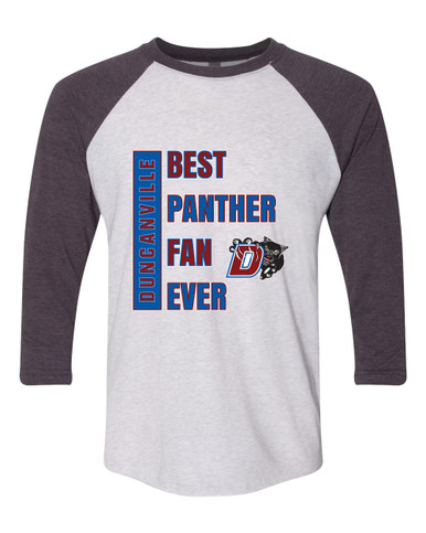 Duncanville Panthers Best Panther Fan Men's Baseball T-Shirt