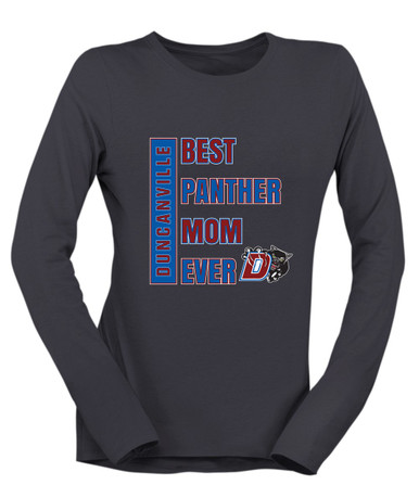 Duncanville Panthers Best Panther Mom Women's Premium LS T-Shirt