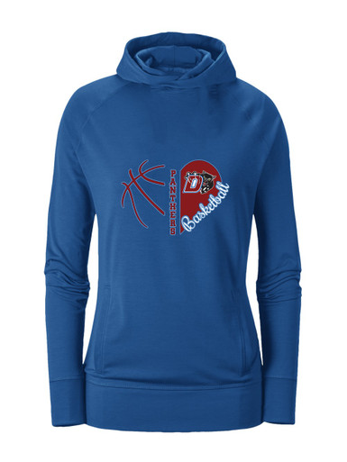 Duncanville Panthers Heart Basketball Women's Hoodie