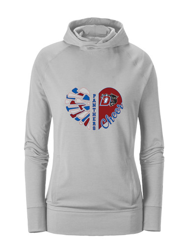 Duncanville Panthers Heart Cheer Women's Hoodie