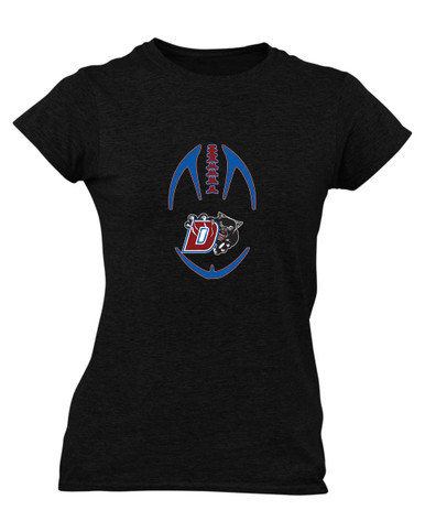 Duncanville Panthers Football #4 Women's Premium SS T-Shirt