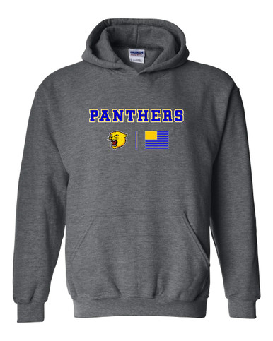 Pflugerville Panthers Team Colors Flag Men's Hoodie