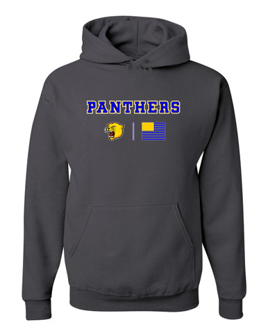 Pflugerville Panthers Team Colors Flag Men's Premium Hoodie