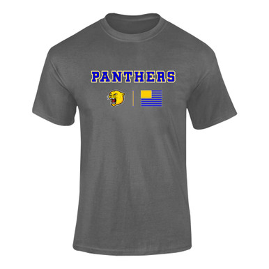 Pflugerville Panthers Team Colors Flag Men's SS T-Shirt
