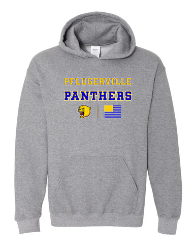 Pflugerville Panthers Spirit Flag Men's Hoodie