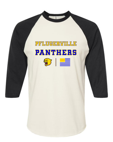 Pflugerville Panthers Spirit Flag Women's Baseball T-Shirt