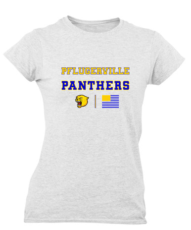 Pflugerville Panthers Spirit Flag Women's SS T-Shirt