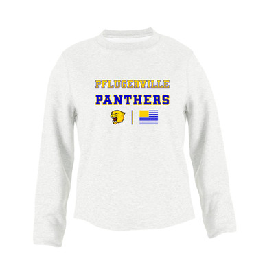 Pflugerville Panthers Spirit Flag Women's Sweatshirt