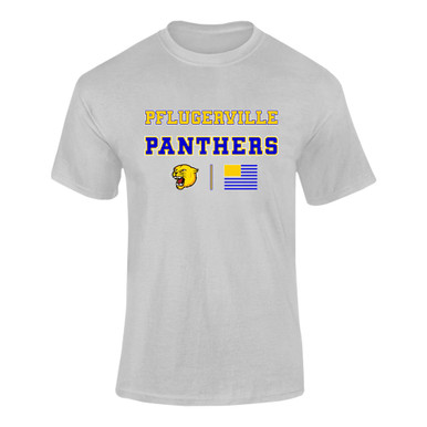 Pflugerville Panthers Spirit Flag Men's Premium SS T-Shirt