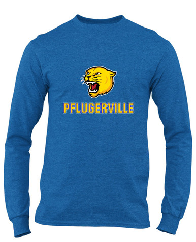 Pflugerville Panthers Mascot #2 Men's Premium LS T-Shirt