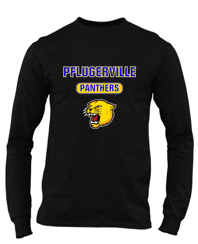 Pflugerville Panthers Mascot #3 Men's Premium LS T-Shirt