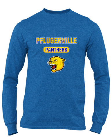 Pflugerville Panthers Mascot #3 Men's LS T-Shirt