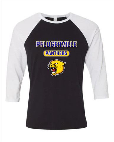 Pflugerville Panthers Mascot #3 Men's Baseball T-Shirt