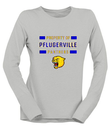Pflugerville Panthers Property Of Women's Premium LS T-Shirt