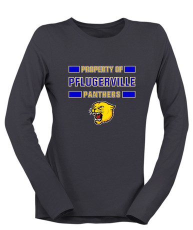 Pflugerville Panthers Property Of Women's LS T-Shirt