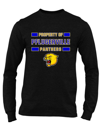 Pflugerville Panthers Property Of Men's LS T-Shirt